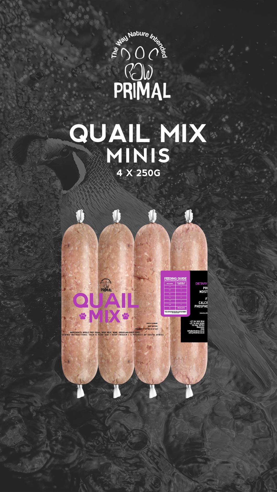 Quail Mix Minis 1 kg