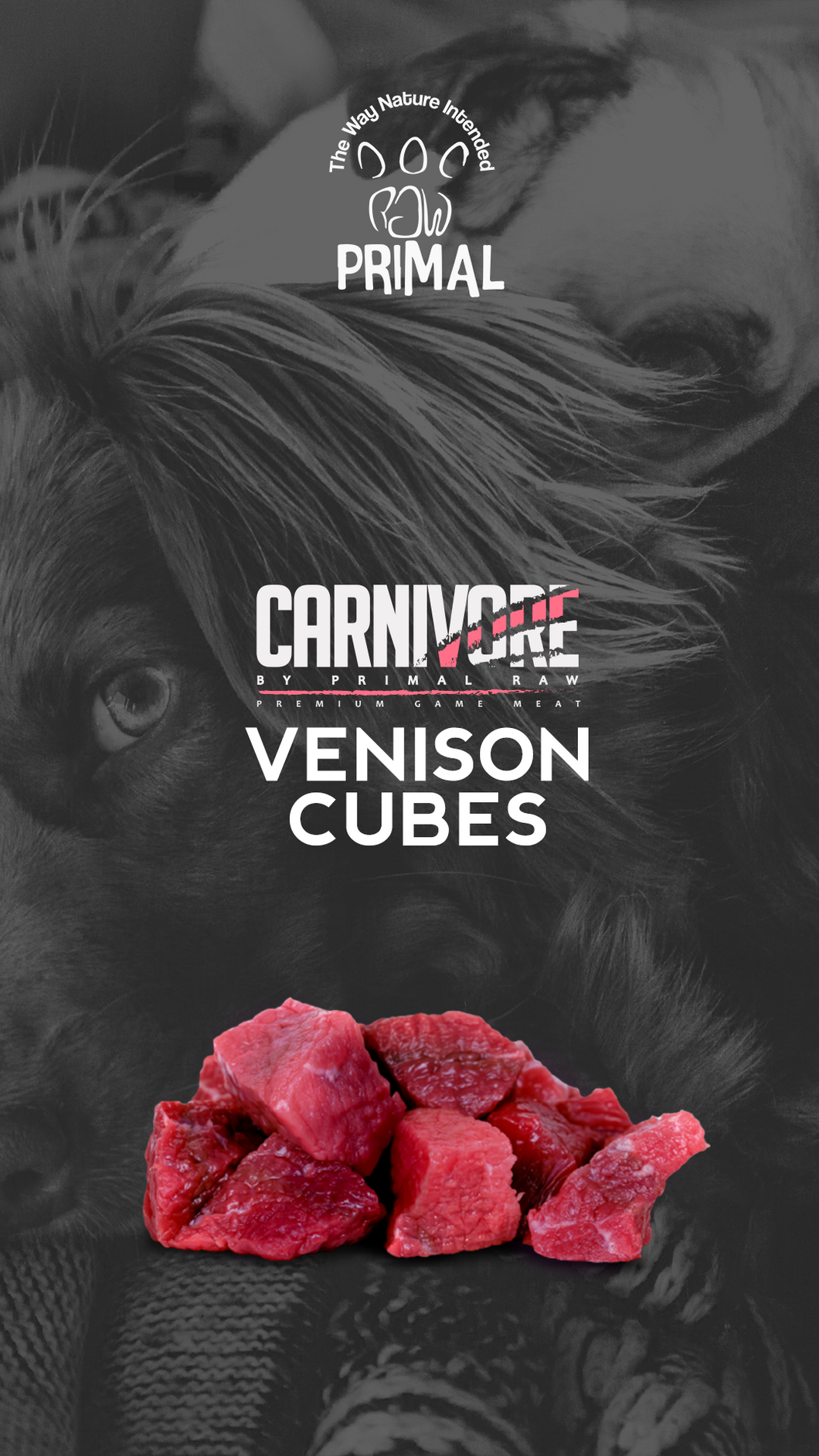 Venison cubes p/500g