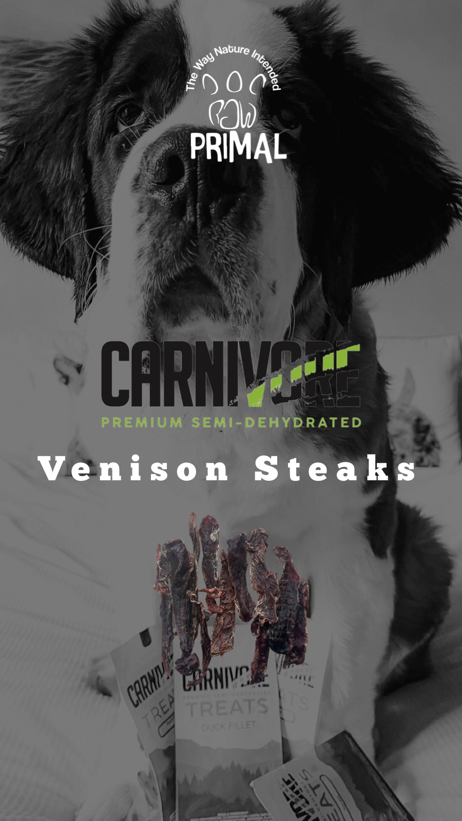 Venison Steaks Treat 50g