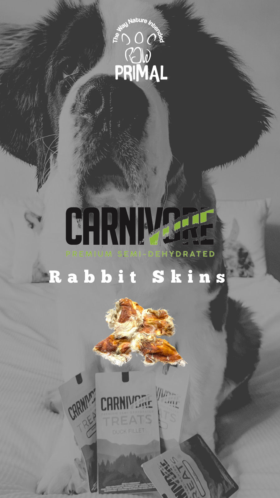 Rabbit skins treat 50g